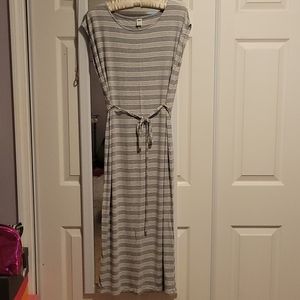 Old Navy Striped Midi Dress